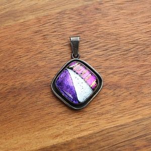 Multi Color Metal Pendent